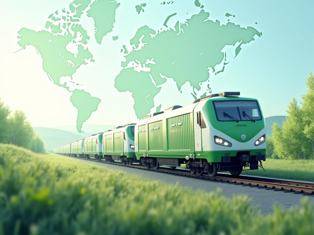 Transport ferroviaire pour logistique humanitaire durable